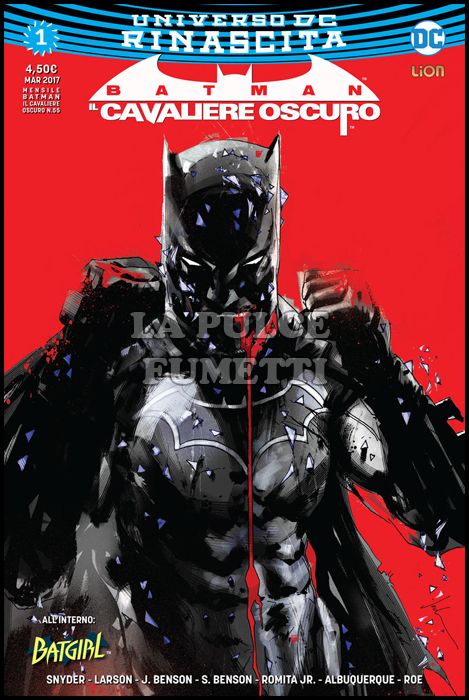 BATMAN IL CAVALIERE OSCURO # 55 - BATMAN IL CAVALIERE OSCURO 1 - VARIANT - RINASCITA
